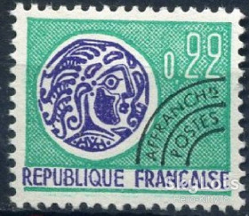 Франція Франция ^/--/^ Франция 1969 стандарт предварительное гашение Mi 1656 MNH ^_^^^ Франція 1969 стандарт попереднє гасіння Mi 1656 MNH - фото фото фото