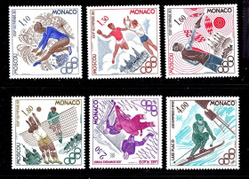 Спорт Спорт ^/--/^ Спорт . Монако 1980 г  MNH - ОЛИМПИКА ^_^^^ Монако 1980 MNH - ОЛІМПІКА - фото фото фото