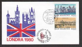 Європа Европа ^/--/^ Сан-Марино 1980 ВИДЫ ЛОНДОНА МОСТЫ МЕГАПОЛИС УРБАНИСТИЧЕСКИЙ ПЕЙЗАЖ КПД Mi.1210-1211 ^_^^^ Сан-Марино 1980 ВИДИ ЛОНДОНА МОСТИ МЕГАПОЛІС УРБАНИСТИЧНИЙ ПЕЙЗАЖ КПД Mi.1210-1211 - фото фото фото