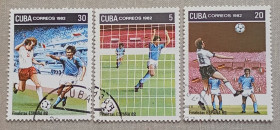 Спорт Спорт ^/--/^ Куба 1982 г - Чемпионат мира по футболу 1982 - Испания, гаш ^_^^^ Куба 1982 р - Чемпіонат світу з футболу 1982 - Іспанія, гаш - фото фото фото