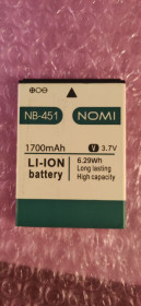 Акумулятори Аккумуляторы ^/--/^ Nomi NB-451 аккумулятор оригинал бу ^_^^^ Nomi NB-451 акумулятор оригінал бу - фото фото фото
