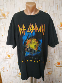 Футболки, майки Футболки, майки ^/--/^ Футболка чорна. Офіційний мерч DEF LEPPARD p-p 2 /--/ XL ^_^^^ Футболка черная. Официальный мерч DEF LEPPARD p-p 2 /--/ XL - фото фото фото