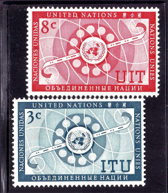 Інші країни Другие страны ^/--/^ ООН / UN  1956 г  MNH - UIT ^_^^^ ООН / UN 1956 MNH - UIT - фото фото фото