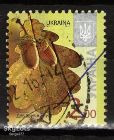 Після  року После  года ^/--/^ YY 2012 р. 8-й стандарт Дуб звичайний, мікрошрифт 2014-ІІІ,  гашена ^_^^^ 2012 г. 8-й стандарт Дуб обыкновенный, микрошрифт 2014-III, гашена - фото фото фото