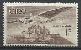 Ірландія Ирландия ^/--/^ Ирландия 1949 авиапочта ангел вид 1 /--/ м. ^_^^^ Ірландія 1949 авіапошта ангел вид 1 /--/ м. - фото фото фото