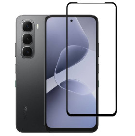 Чохли, бампера Чехлы, бампера ^/--/^ Захисне скло LUX для Infinix Hot 60 /--/ i (X /--/ 6728) повна проклейка чорний ^_^^^ Защитное стекло LUX для Infinix Hot 60 /--/ i (X /--/ 6728) полная проклейка черный - фото фото фото