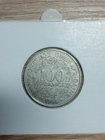 Франки КФА Франки КФА ^/--/^ Західно-Африканські штати 100 франків 1968 ^_^^^ Западно-Африканские штаты 100 франков 1968 - фото фото фото