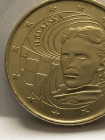 Хорватія Хорватия ^/--/^ 50 Євроцентів 2023  рік. Хорватія . ^_^^^ 50 евроцентов 2023 год. Хорватия. - фото фото фото