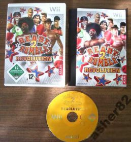 Диски з відеоіграми Диски с видеоиграми ^/--/^ Игра на Nintendo Wii &amp;quot;Ready 2 Rumble Revolutions&amp;quot;       (PAL) ^_^^^ Гра на Nintendo Wii &amp;quot;Ready 2 Rumble Revolutions &amp;quot; (PAL) - фото фото фото