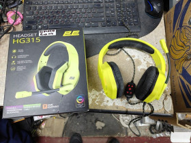 Навушники Наушники ^/--/^ Игровые наушники 2 /--/ E Gaming HG /--/ 315 RGB USB 7.1 Yellow № 26040210 ^_^^^ 2 /--/ E Gaming HG /--/ 315 RGB USB 7.1 Yellow No 26040210 - фото фото фото