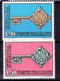 Італія, Ватикан Италия, Ватикан ^/--/^ Италия  1968 г  MNH -  ЕВПРПА СЕПТ / EUROPA  CEPT - ^_^^^ Італія 1968 р MNH - ЄВПРПА СЕПТ / EUROPA CEPT - фото фото фото