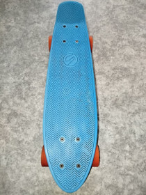 Ролики, скейти Ролики, скейты ^/--/^ Скейтборд-круїзер OXELO Yamba 100 Blue/Coral скейт ^_^^^ Скейтборд-круизер OXELO Yamba 100 Blue/Coral скейт - фото фото фото