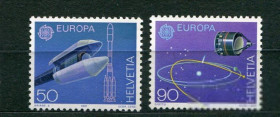 Освоєння космосу Освоение космоса ^/--/^ Швейцария  Космос 1991 Mi 1444 - 1445 Europa  MNH. ^_^^^ Швейцарія Космос 1991 Mi 1444 - 1445 Europa MNH. - фото фото фото