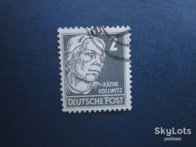 Інше Другое ^/--/^ Марка Німеччина Радянська окупаційна зона 1948 Кете Кольвиц 2 пф гаш ^_^^^ Марка Германия Советская оккупационная зона 1948 Кете Кольвиц 2 пф гаш - фото фото фото