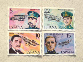 Іспанія Испания ^/--/^ Серія поштових марок Іспанія &amp;quot; Авіація &amp;quot; 1980 рік ** ^_^^^ Серия почтовых марок Испания &amp;quot; Авиация &amp;quot; 1980 год ** - фото фото фото