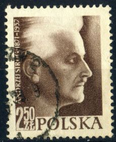 Польща Польша ^/--/^ Польша. Анджей Струга  (серия) 1957 г. ^_^^^ Польща. Особистості No 2 (серія) 1957 - фото фото фото