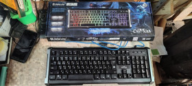 Клавіатури Клавиатуры ^/--/^ Игровая клавиатура с подсветкой RGB Defender Chimera GK-280 /--/ DL USB № 24190415 ^_^^^ Ігрова клавіатура з підсвіткою RGB Defender Chimera GK-280 /--/ DL USB No 24190415 - фото фото фото