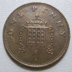 Єлизавета II (після ) Елизавета II (после ) ^/--/^ Велика Британія 1 пенні 1992 року 41562 ^_^^^ Великобритания 1 пенни 1992 года 41562 - фото фото фото