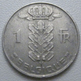 Бельгія Бельгия ^/--/^ Бельгія 1 франк 1969 року Belgique 42608 ^_^^^ Бельгия 1 франк 1969 года Belgique 42608 - фото фото фото