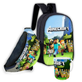 Рюкзаки, сумки Рюкзаки, сумки ^/--/^ Набор детский Майнкрафт Крипер&amp;quot;Minecraft&amp;quot; рюкзак 36 /--/ х /--/ 27 /--/ см сумка-бананка,кружка с принтом дл ^_^^^ Набір дитячий Майнкрафт Кріпер&amp;quot;Minecraft&amp;quot; рюкзак 36 /--/ х /--/ 27 /--/ см сумка-бананка,гуртка з принтом дл - фото фото фото