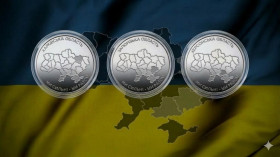 Інше Другое ^/--/^ Набір із пам&amp;apos;ятних монет 10 грн: Ми сильні. Ми разом. Херсонська, Харківська та Запорізька область  (У ЗАХИСНІЙ КАПСУЛІ) ^_^^^ Набор из памятных монет 10 грн: Мы сильны. Мы вместе. Херсонская, Харьковская и Запорожская область (В Защитной Капсуле) - фото фото фото
