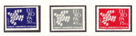 Туреччина Турция ^/--/^ Турция 1961 г MNH - EUROPA  - CEPT ^_^^^ Туреччина 1961 MNH - EUROPA - CEPT - фото фото фото