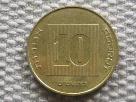 Ізраїль Израиль ^/--/^ Израиль 10 агорот 2009 года #3087 ^_^^^ Ізраїль 10 агорот 2009 року #3087 - фото фото фото
