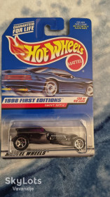 Hot Wheels Hot Wheels ^/--/^ Hot Wheels Metrorail Diecast Car #160 Red/White Funny Car Nash Metropolitan New - фото фото фото
