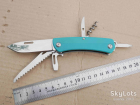 Ножі, мультітули Ножи, мультитулы ^/--/^ FREETIGER Multifunction Multi-Tool, Blue glass fiber, 440, Outdoor, EDC - фото фото фото
