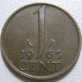 Нідерланди Нидерланды ^/--/^ Нідерланди 1 цент 1965 року 41114 ^_^^^ Нидерланды 1 цент 1965 года 41114 - фото фото фото