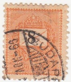 Угорщина Венгрия ^/--/^ Венгрия 1888 г. № 31 гашеная ^_^^^ Угорщина 1888 р. No 31 гашена - фото фото фото