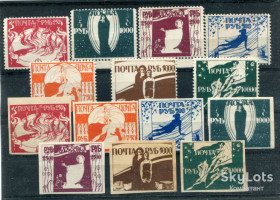 СРСР - СССР - ^/--/^ Серія Допомога голодуючим південних районів Росії 1927 р. Італія. ^_^^^ Серия Помощь голодающим южных районов России 1927 г. Италия. - фото фото фото