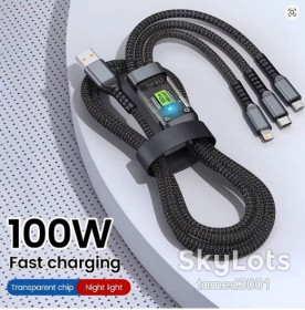 Кабелі Кабели ^/--/^ СУПЕРКАБЕЛЬ універсальний USB кабель 3-в-1 для швидкої зарядки та передачі даних будь-яких смартфонів. USB to Micro / Lightning / Type-C ^_^^^ СУПЕРКАБЕЛЬ универсальный USB кабель 3-в-1 для быстрой зарядки и передачи данных любых смартфонов. USB to Micro / Lightning / Type-C - фото фото фото