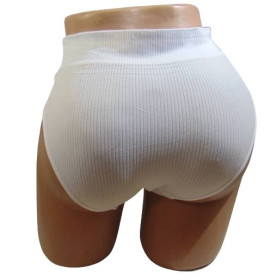 Труси Трусы ^/--/^ Утягивающие трусики рубчик Body Key 024 S-M белые ^_^^^ рубчик Body Key 024 S-M білі - фото фото фото