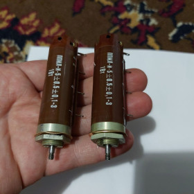 Резистори Резисторы ^/--/^ Потенциометр прецизионный ППМЛ-И-5 кОм, многооборотной, ВП. Идеал. Мегаредкость. Драг, палладий. Лот 1 шт. ^_^^^ Потенціометр прецизійний ППМЛ-І-5 кОм, багатооборотної, ВП. Ідеал. Мегаредкость. Драг, палладій. Лот 1 шт. - фото фото фото