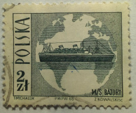Польща Польша ^/--/^ Польша 1966 Туризм, пароход, 2 /--/ Zl, гашеная (I) ^_^^^ Польща 1966 Туризм, пароплав, 2 /--/ Zl, гашена (I) - фото фото фото