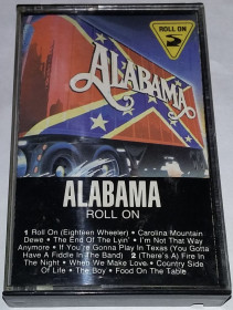 Касети Кассеты ^/--/^ ALABAMA Roll On.  Cassette  US ^_^^^ ALABAMA Roll On. Cassette US - фото фото фото