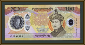 Бутан Бутан ^/--/^ Бутан 100 нгултрумов 2025 P-38  (38 /--/ а) UNC ^_^^^ Бутан 100 нгултрумів 2025 P-38 (38 /--/ а) UNC - фото фото фото
