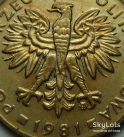 - року - года ^/--/^ Польша 2 злотых 1981 с м/м MW ^_^^^ Польща 2 злотих 1981 з м/м MW - фото фото фото