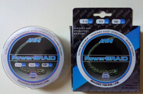 Ліски, шнури, повідці Лески, шнуры, поводки ^/--/^ Шнур плетеный Atemi Power BRAID 0.12 мм, 100 м  (новый) ^_^^^ Шнур плетений Atemi Power BRAID 0.12 мм, 100 м (новий) - фото фото фото