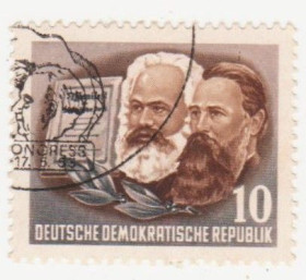 НДР, ФРН ГДР, ФРГ ^/--/^ ГДР 1953  г. № 104 гашеная ^_^^^ НДР 1953 р. No 104 гашена - фото фото фото