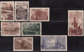 СРСР - СССР - ^/--/^ СССР. Виды Москвы  (серия) 1946 г. ^_^^^ СРСР. Види Москви (серія) 1946 - фото фото фото
