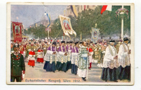 Іноземні Иностранные ^/--/^ Поштівка Конгрес у Відні 1912 р. ^_^^^ Почтовка Конгресс в Вене 1912 г. - фото фото фото