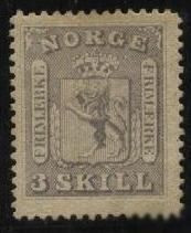 Скандинавія Скандинавия ^/--/^ Норвегия 1863 г..№  7 * ^_^^^ Норвегія 1863 р. No 7* - фото фото фото