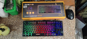 Клавіатури Клавиатуры ^/--/^ Игровая клавиатура с подсветкой RGB GamePro Nitro GK /--/ 537 USB № 23181001 ^_^^^ Ігрова клавіатура з підсвічуванням RGB GamePro Nitro GK /--/ 537 USB No 23181001 - фото фото фото
