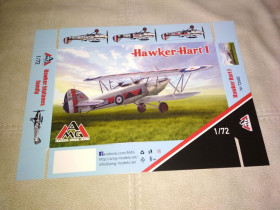 : : ^/--/^ AMG 72602 Hawker Hart I 1/72 - фото фото фото