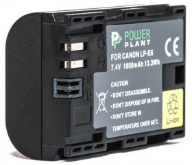 Акумулятори Аккумуляторы ^/--/^ Акумулятор PowerPlant Canon LP-E /--/ 6 Chip 1800 /--/ mAh ^_^^^ Акумулятор Canon LP-E /--/ 6 Chip 1800 /--/ mAh - фото фото фото