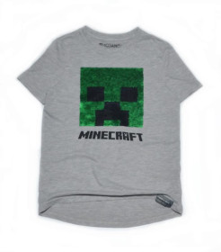 Футболки, майки Футболки, майки ^/--/^ Сіра футболка minecraft mojang на хлопчика 4-5 років ^_^^^ Серая футболка minecraft mojang на мальчика 4-5 лет - фото фото фото