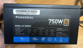 Блоки живлення Блоки питания ^/--/^ Блок живлення PowerSpec PS 750 /--/ BSM. Стандарт 80+bronze. - фото фото фото