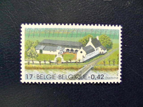 Бенілюкс Бенилюкс ^/--/^ Поштова марка Бельгія &amp;quot; Архітектура Великі типові ферми &amp;quot; 2001 рік ** ^_^^^ Почтовая марка Бельгия &amp;quot; Архитектура Великие типичные фермы &amp;quot; 2001 год ** - фото фото фото